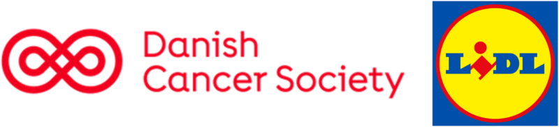 Danish Cancer Society & LiDL, logos.