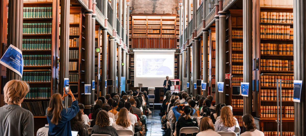 Keynote in the University of Copenhagen Library.